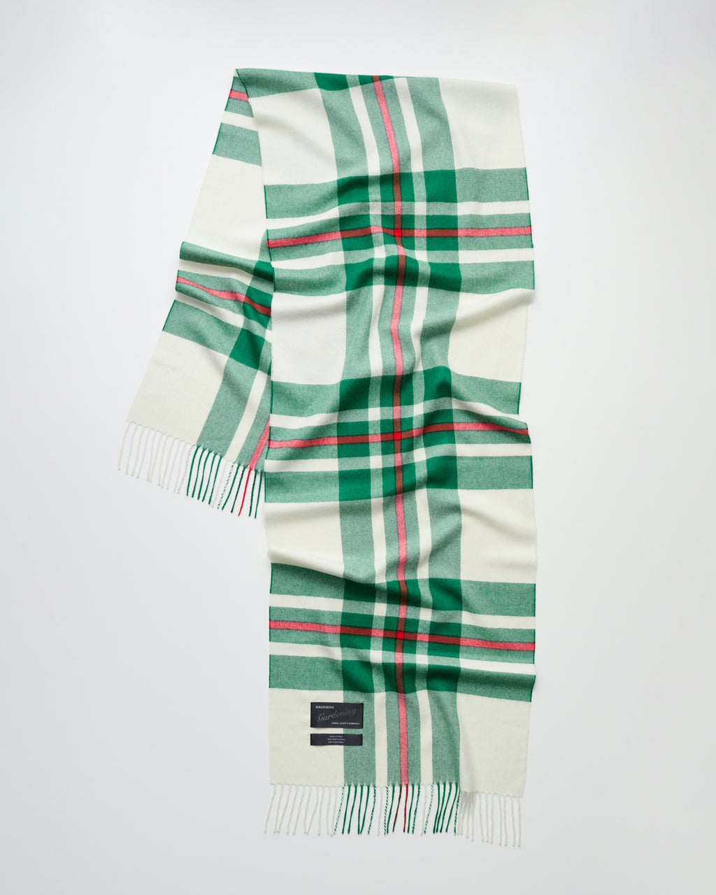 Queen scarf | Edelweiss green tartan