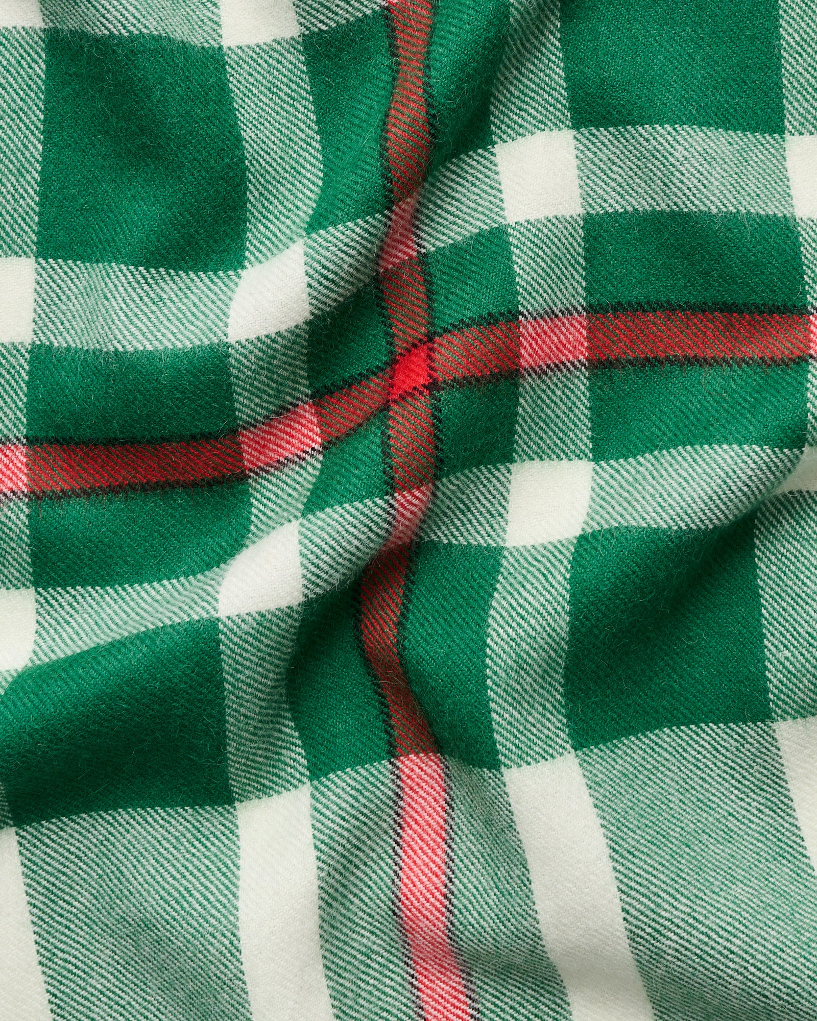 Queen scarf | Edelweiss green tartan