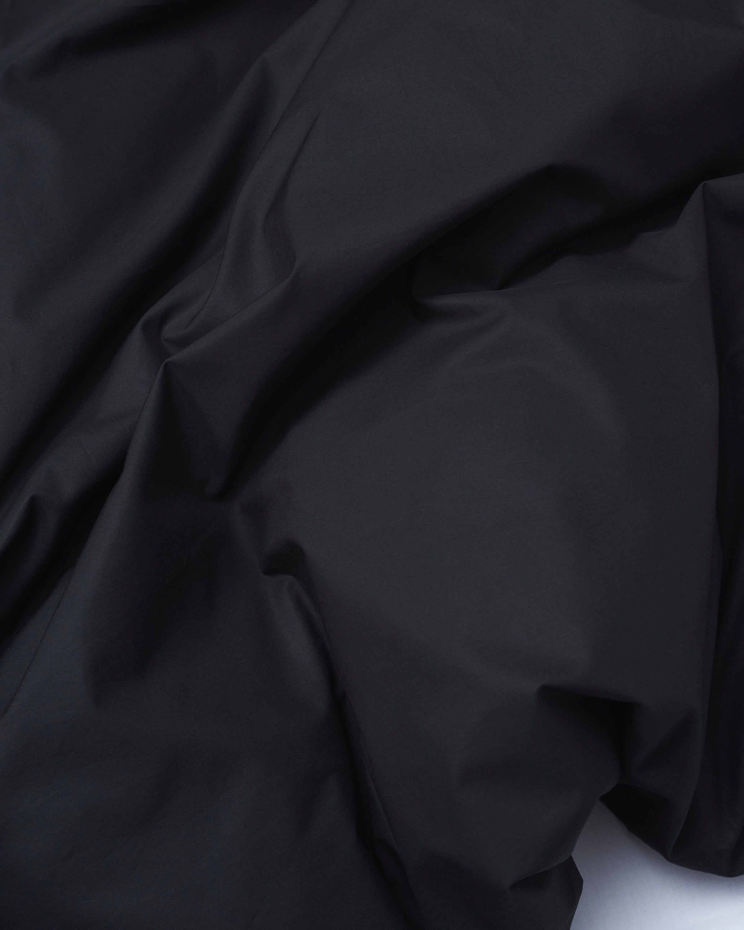 Mother fitted sheet | Black poplin