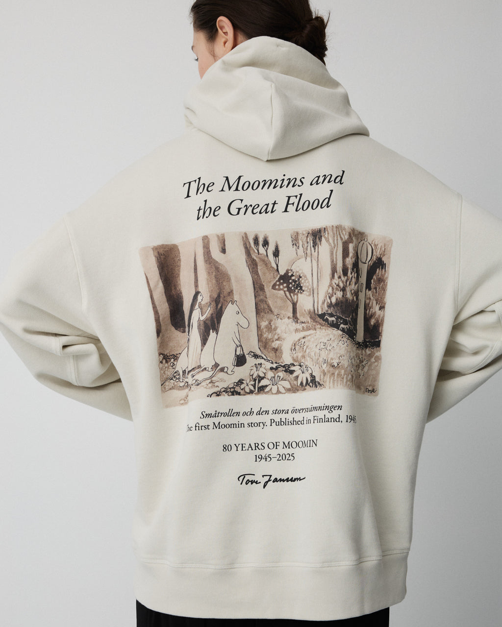 Moomin Buddy hoodie | Sepia