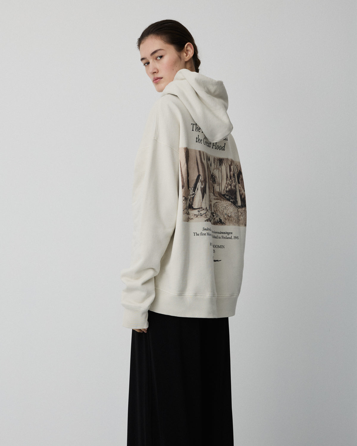 Moomin Buddy hoodie | Sepia