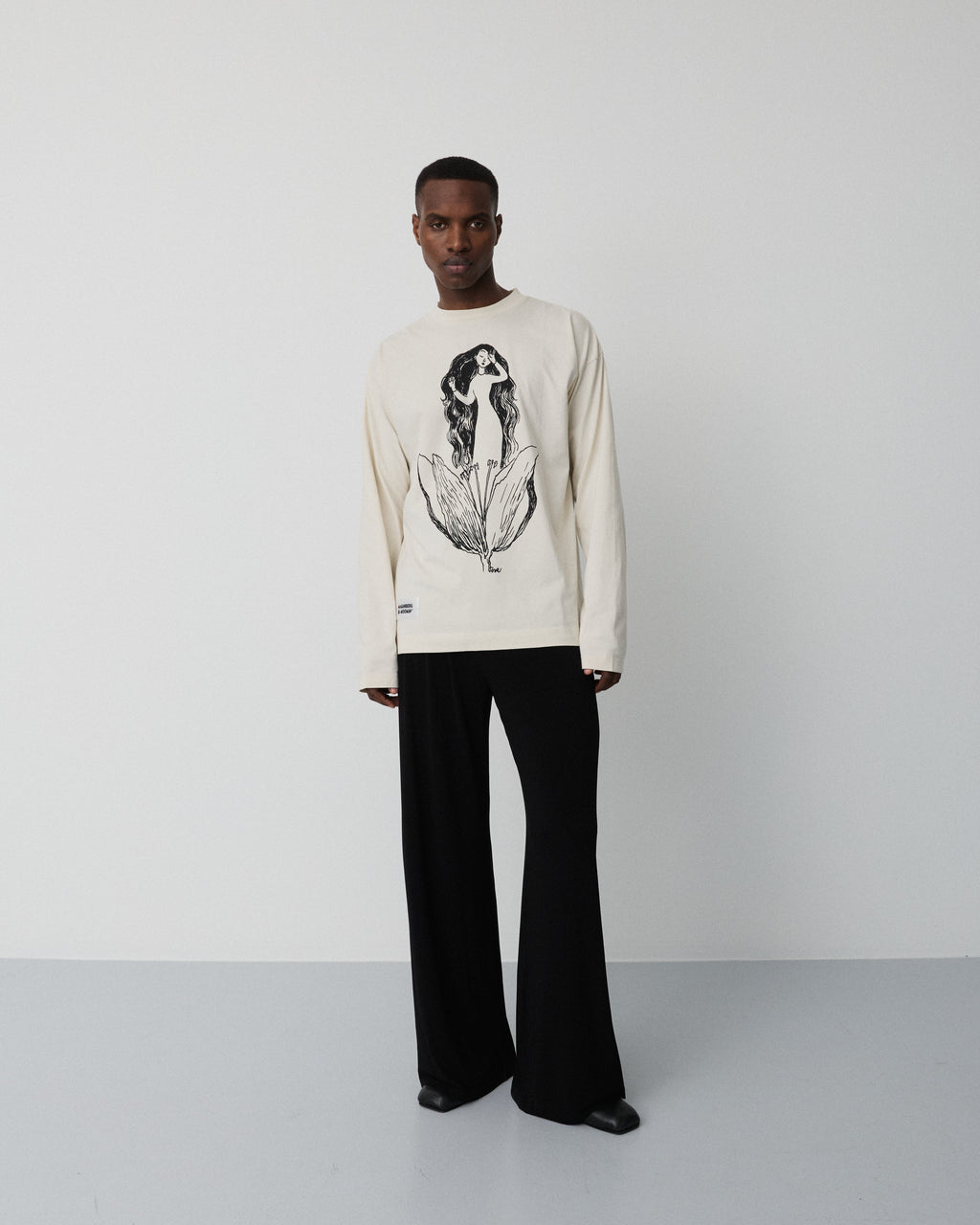 Moomin Full long sleeve t-shirt | Washed sepia