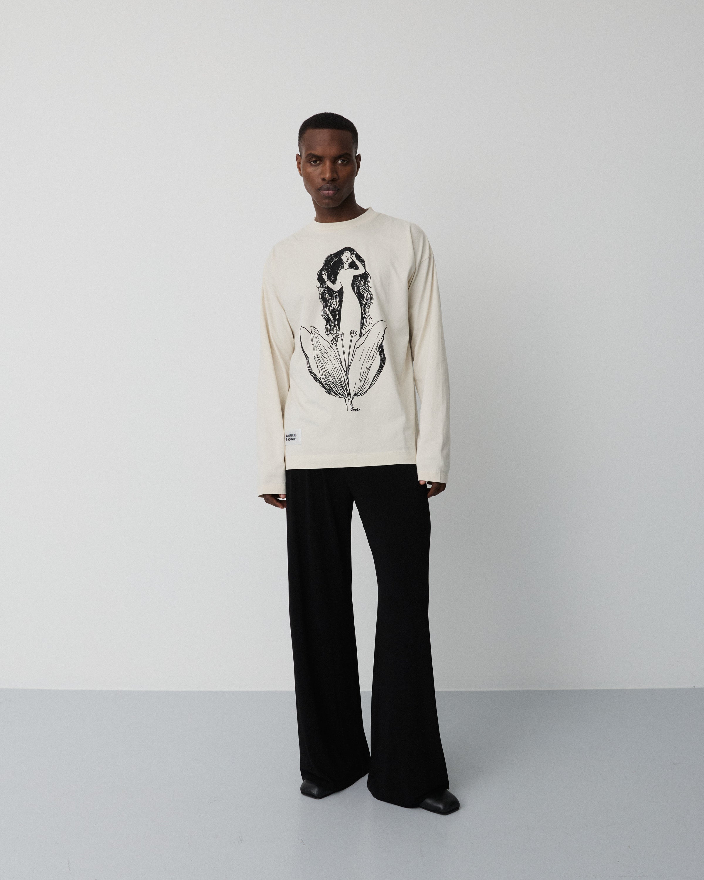 Moomin Full long sleeve t-shirt | Washed sepia