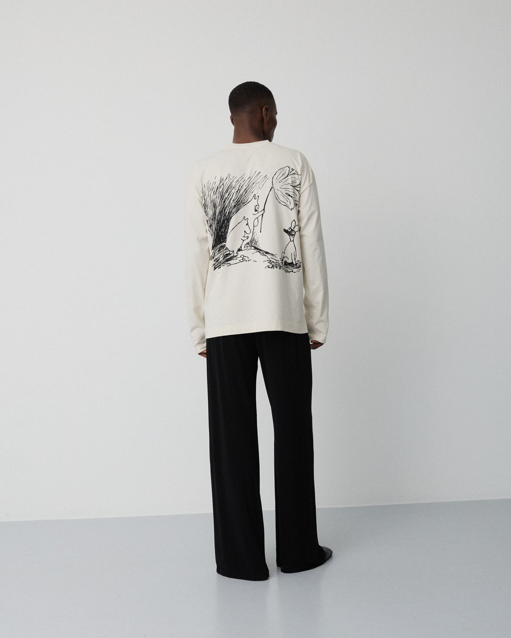Moomin Full long sleeve t-shirt | Washed sepia