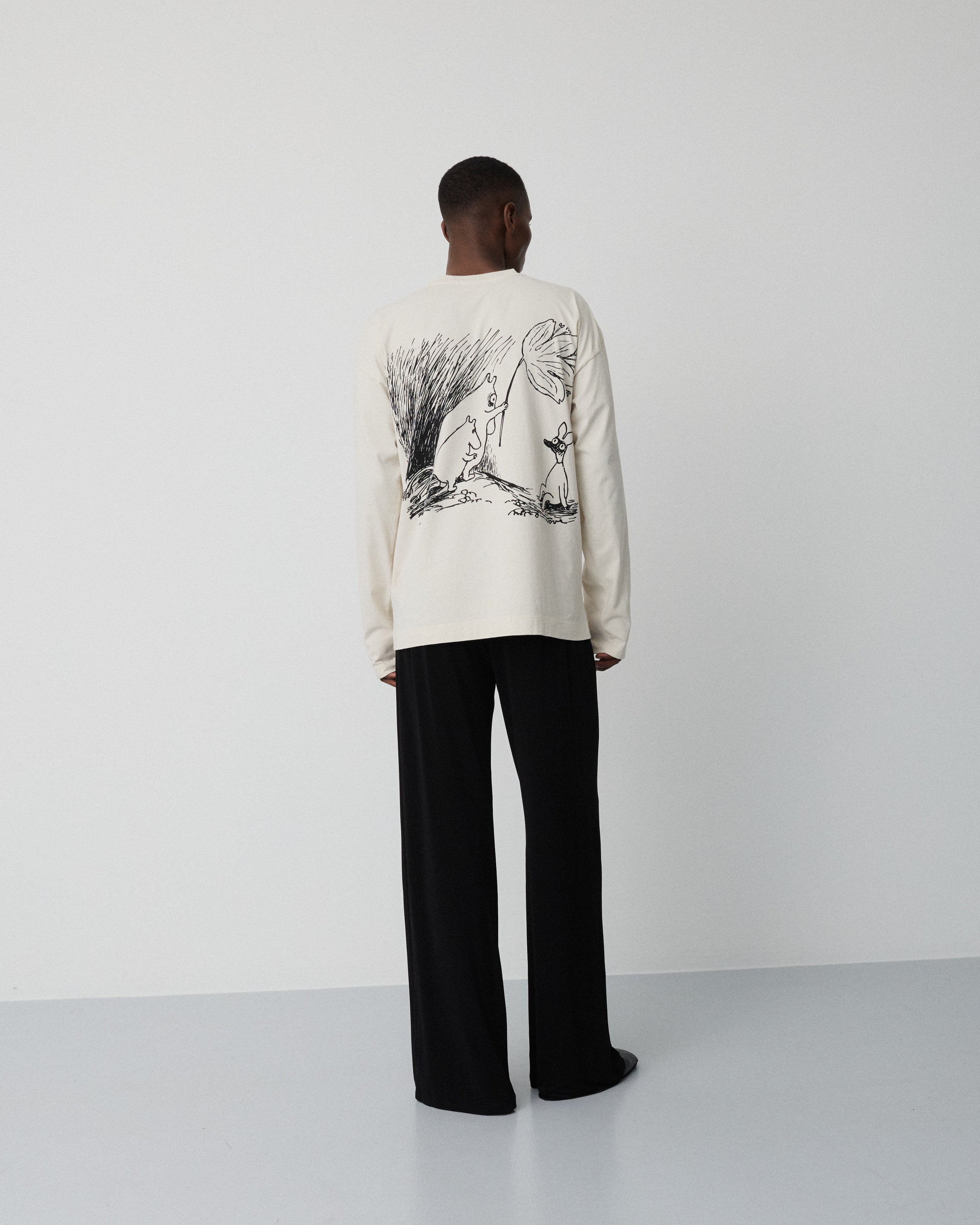 Moomin Full long sleeve t-shirt | Washed sepia