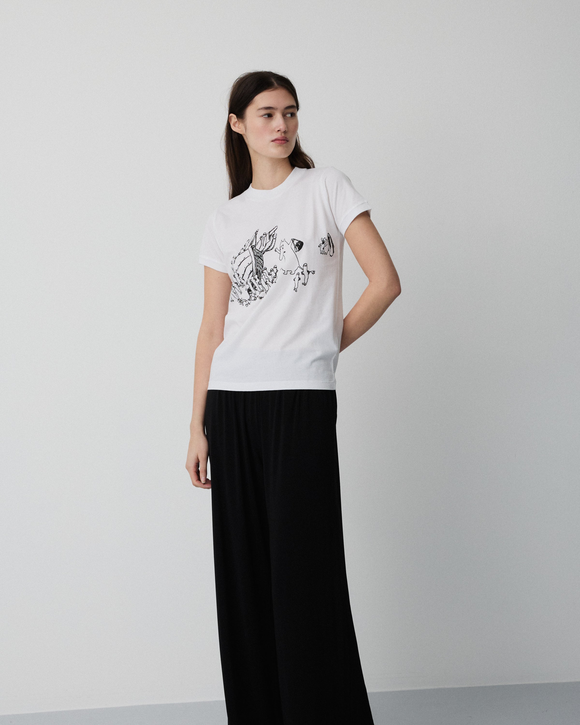 Moomin Smooth t-shirt | Washed white