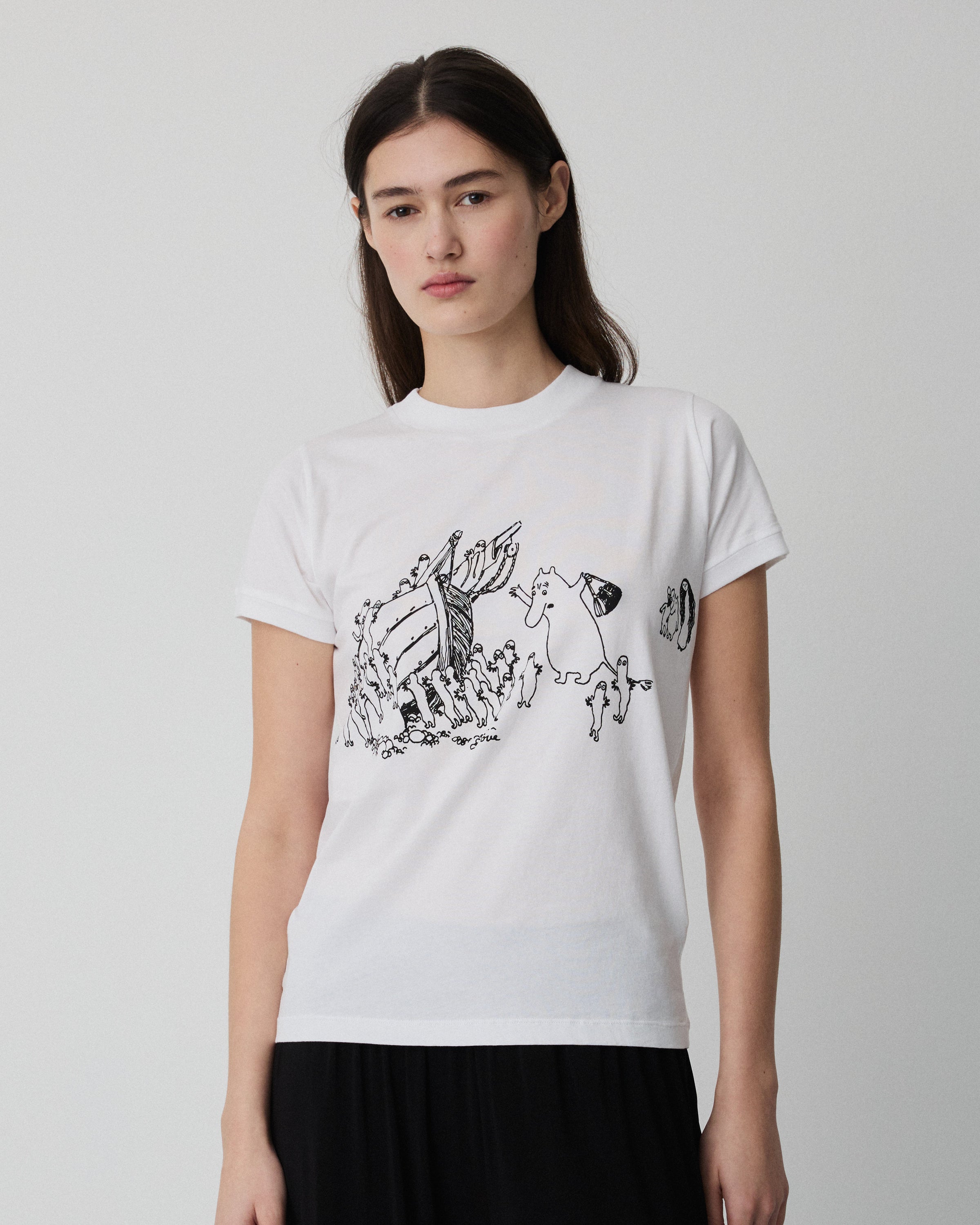 Moomin Smooth t-shirt | Washed white