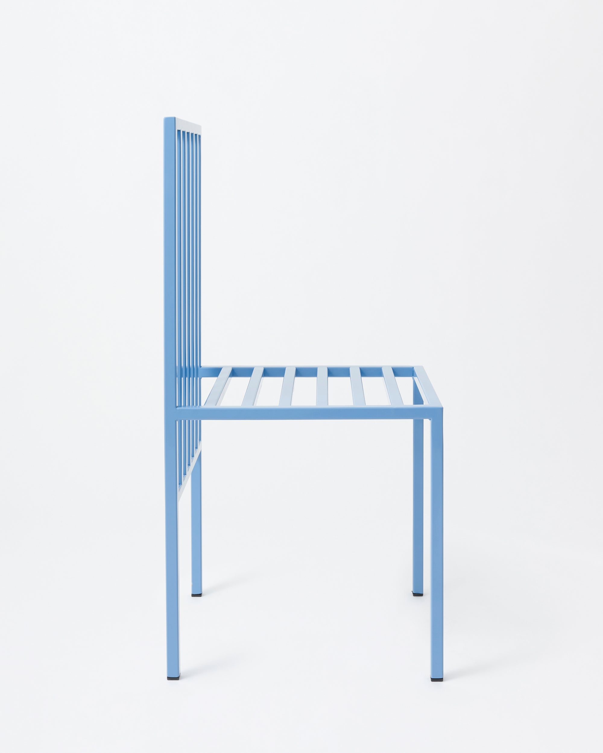 Mackerel chair | Baby blue Metal