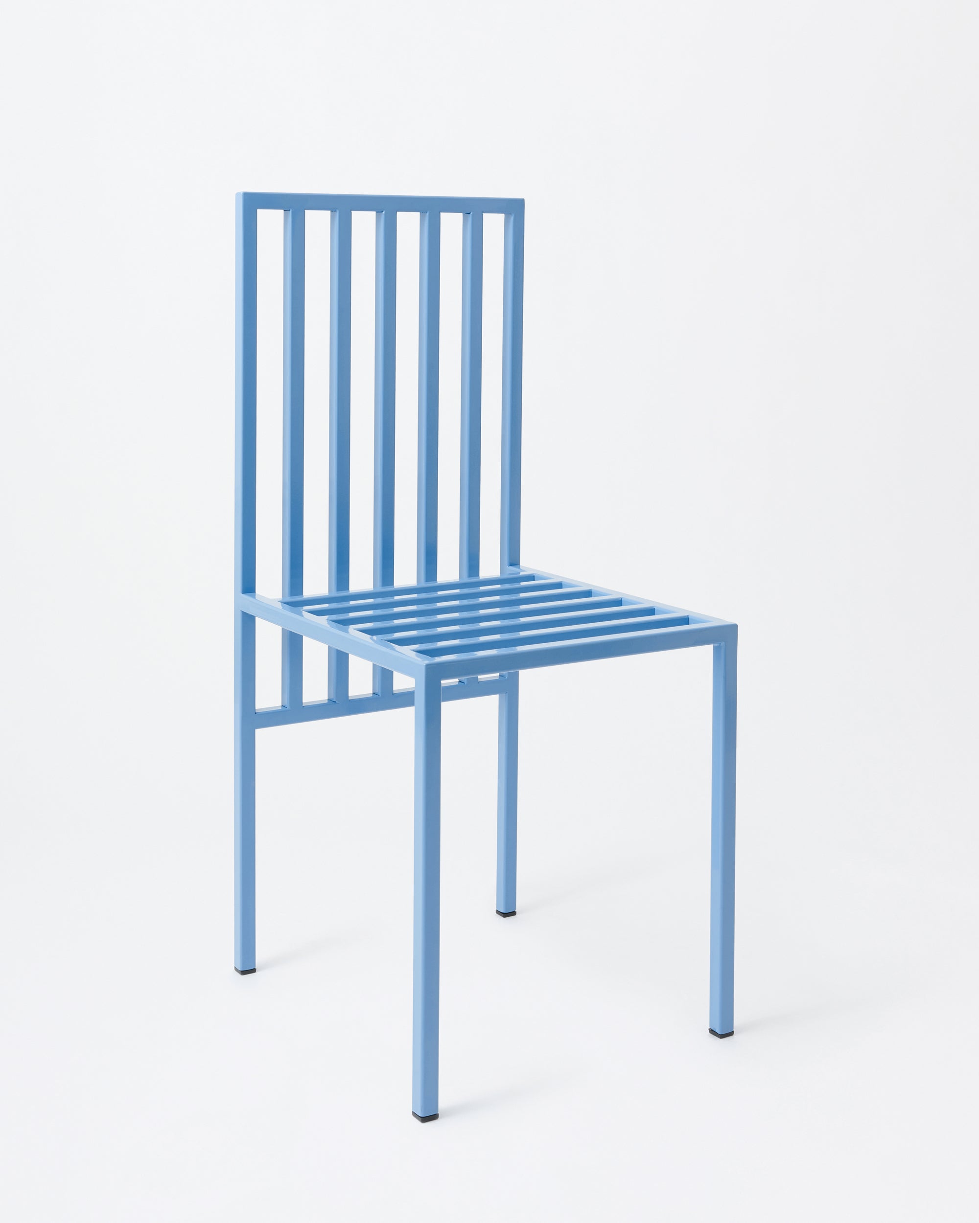 Mackerel chair | Baby blue Metal
