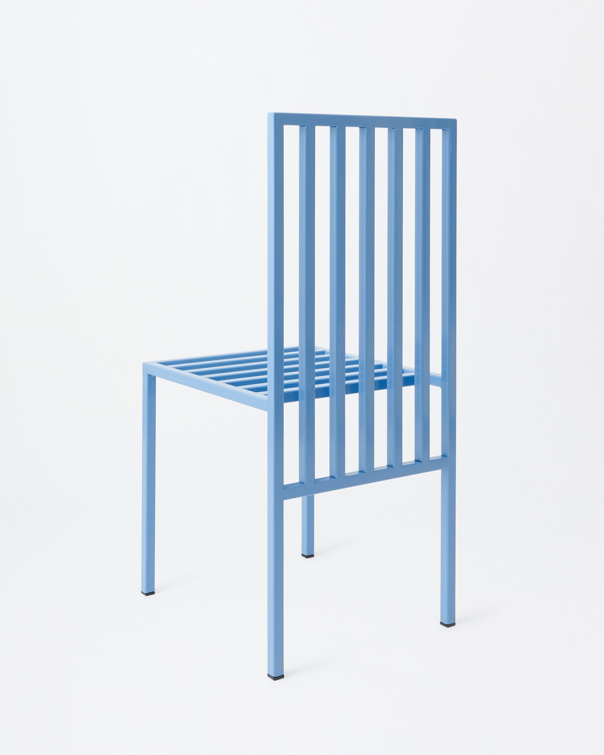 Mackerel chair | Baby blue Metal