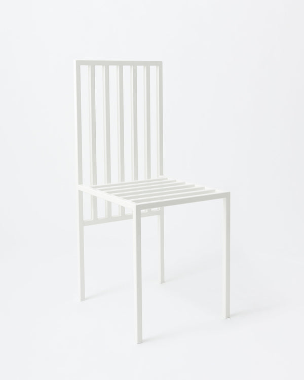 Mackerel chair | Stockholm white Metal