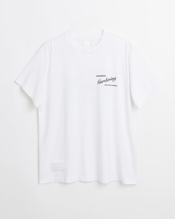 Gardening Body t-shirt | Washed white Jersey