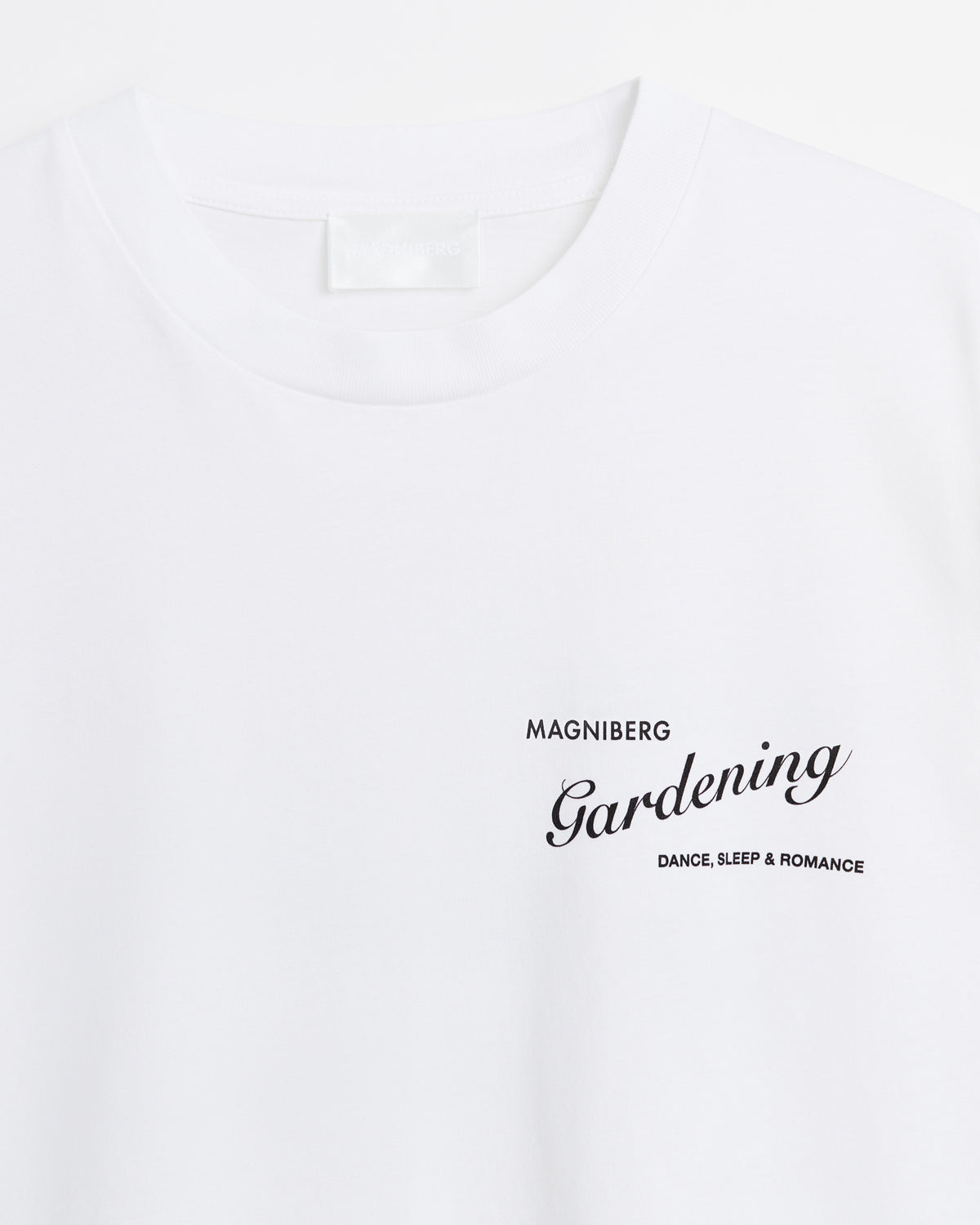Gardening Body t-shirt | Washed white Jersey