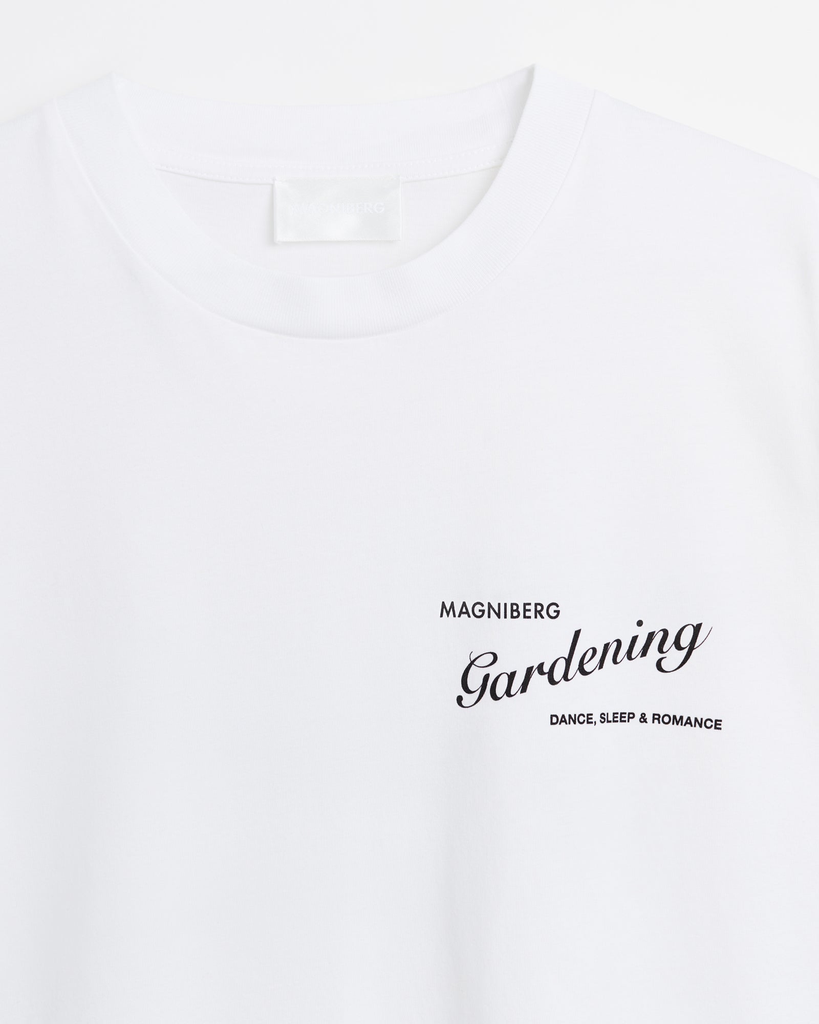 Gardening Body t-shirt | Washed white Jersey