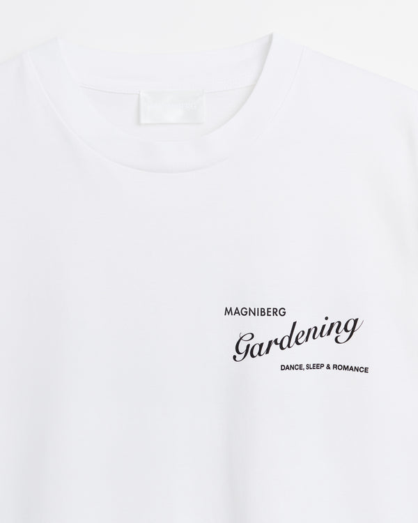Gardening Body t-shirt | Washed white Jersey