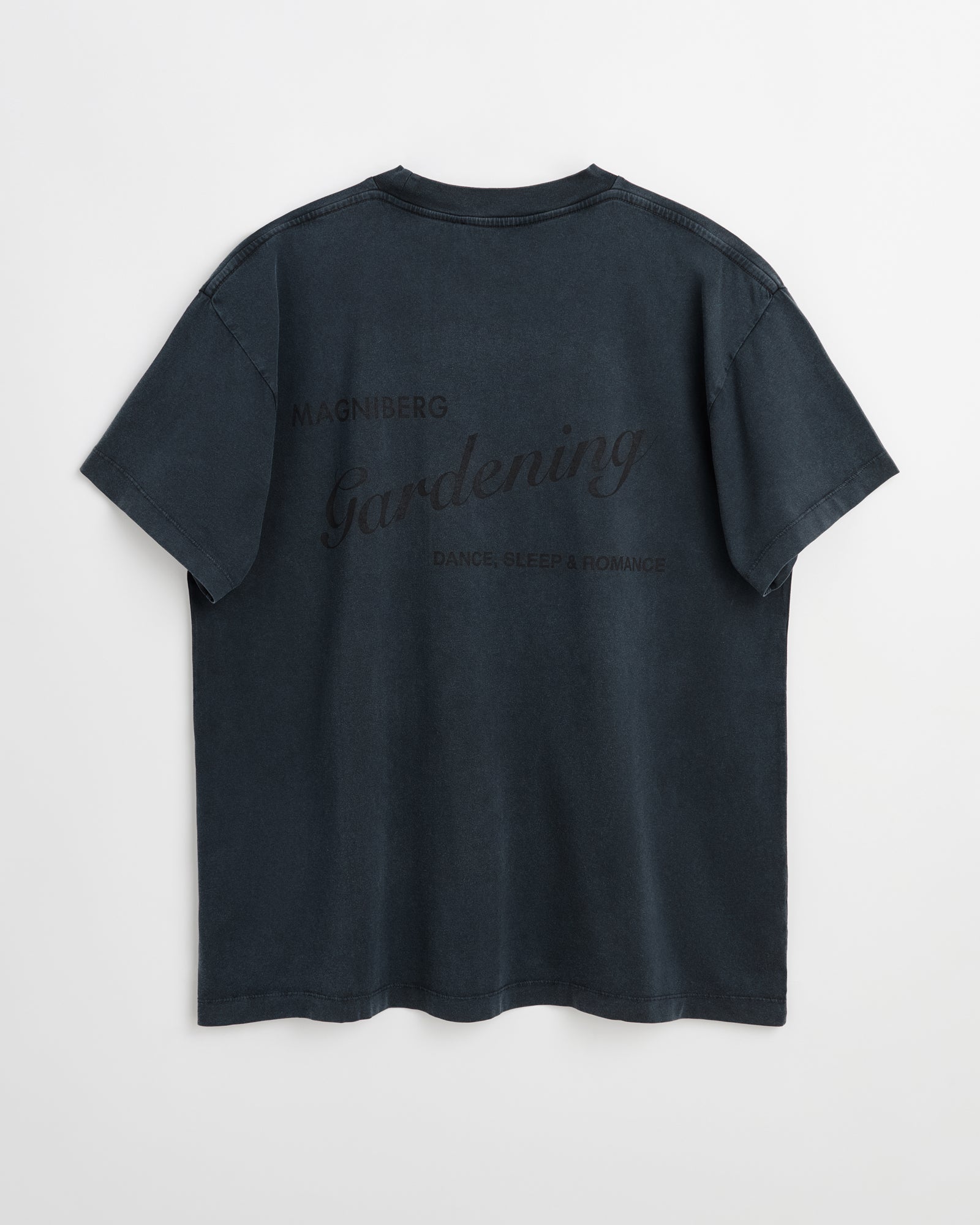 Gardening Body t-shirt | Washed black Jersey