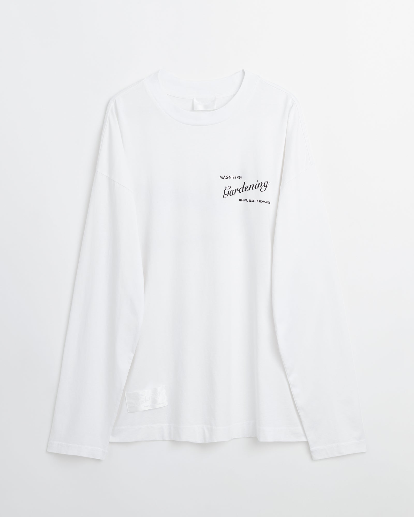 Gardening Full long sleeve t-shirt | Washed white Jersey | Magniberg