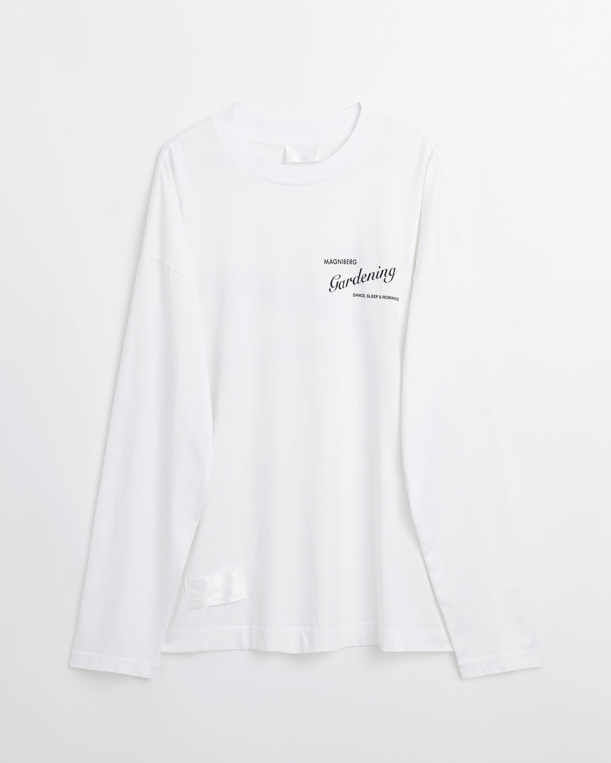 Gardening Full long sleeve t-shirt | Washed white Jersey