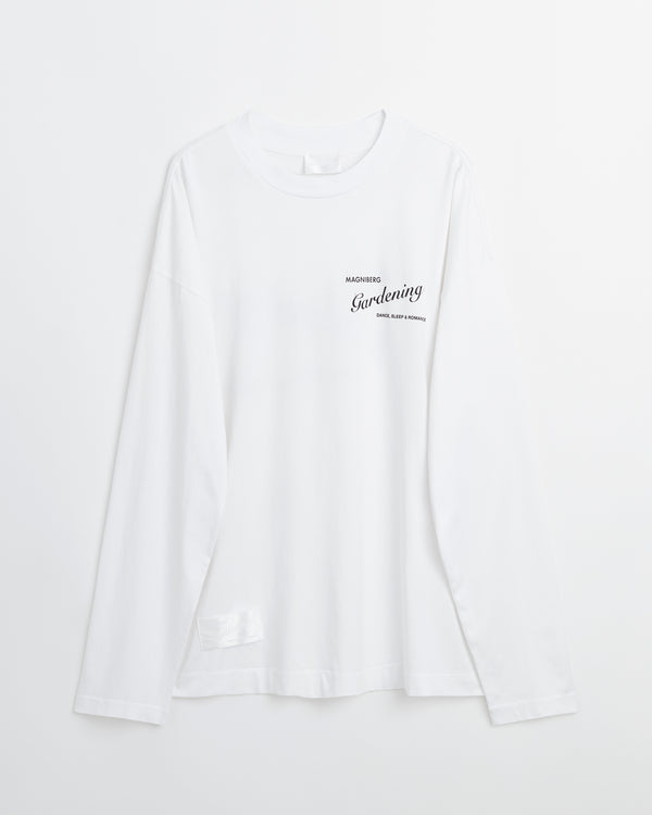 Gardening Full long sleeve t-shirt | Washed white Jersey