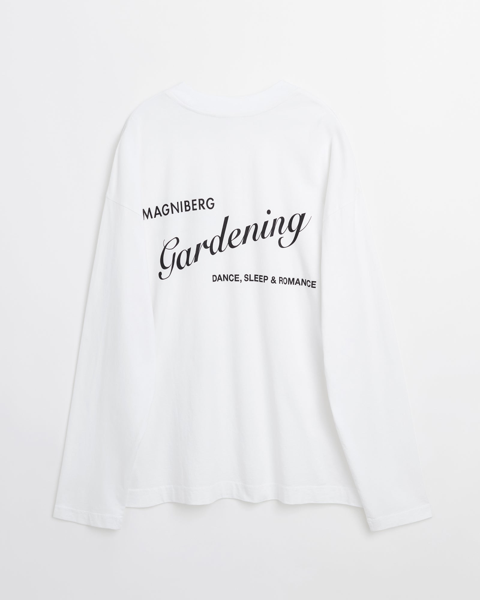 Gardening Full long sleeve t-shirt | Washed white Jersey