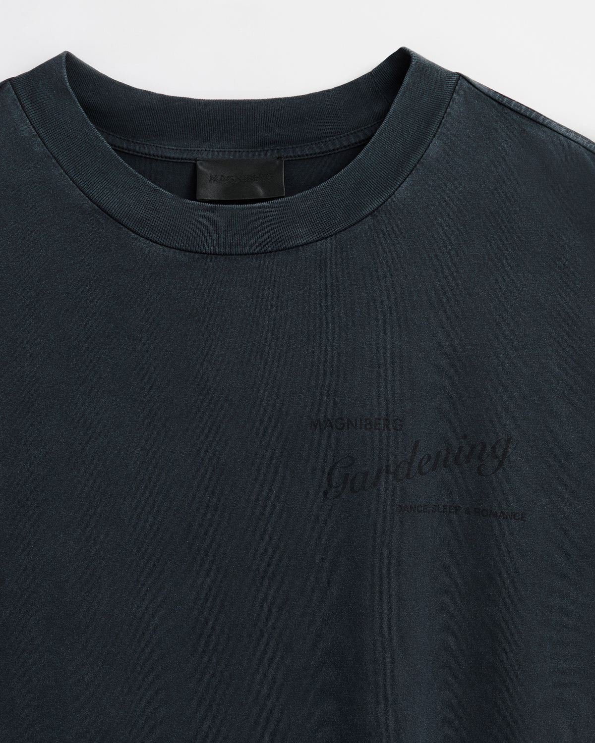 Gardening Full long sleeve t-shirt | Washed black Jersey