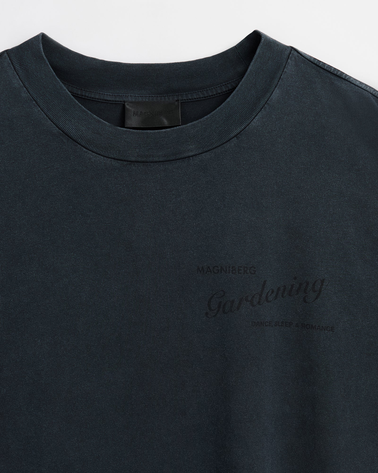 Gardening Full long sleeve t-shirt | Washed black Jersey
