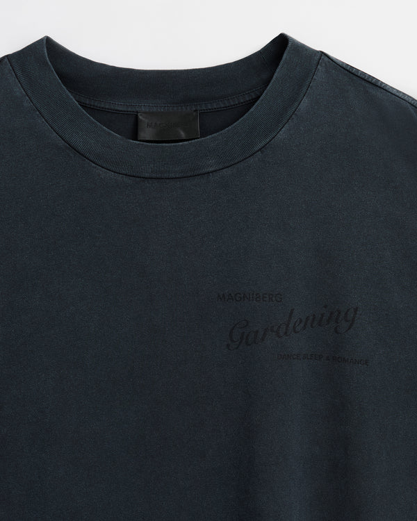 Gardening Full long sleeve t-shirt | Washed black Jersey