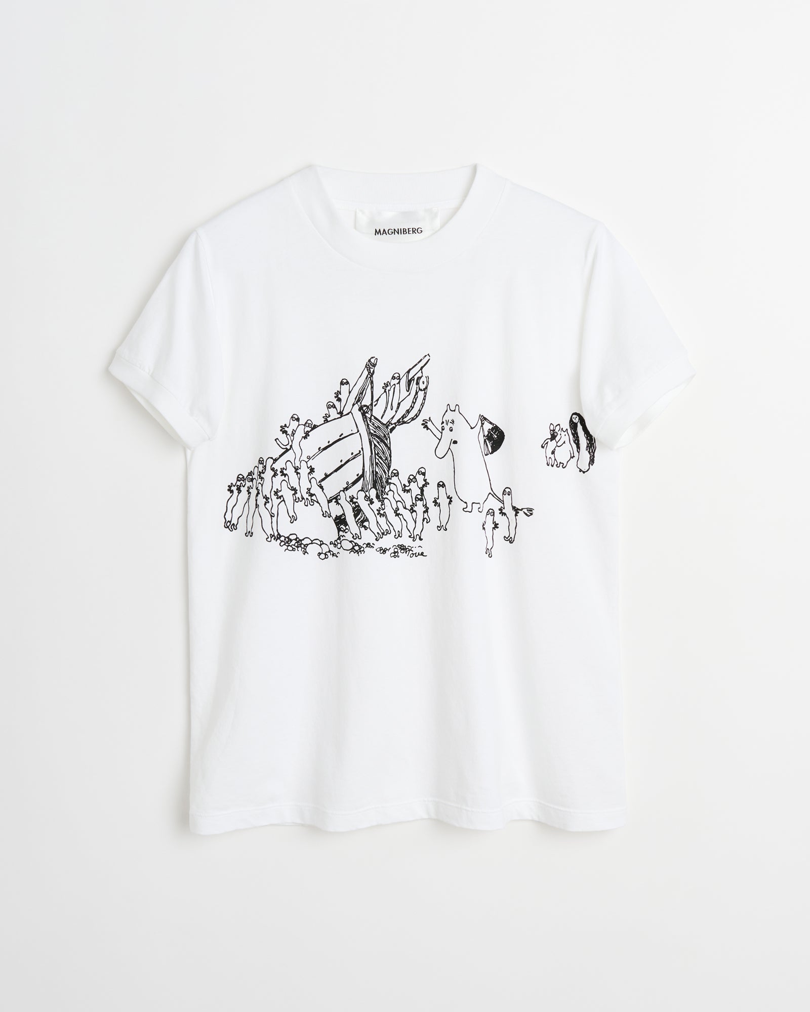 Moomin Smooth t-shirt | Washed white | Magniberg