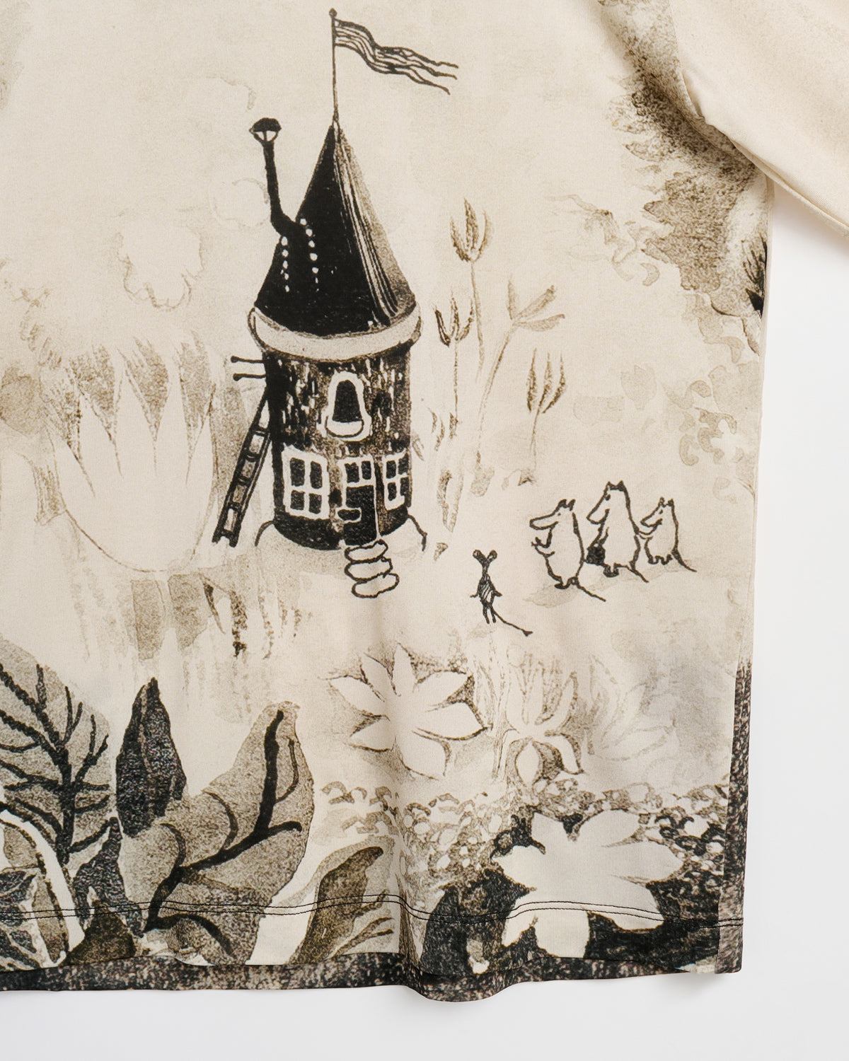 Moomin Love long sleeve shirt | Sepia print