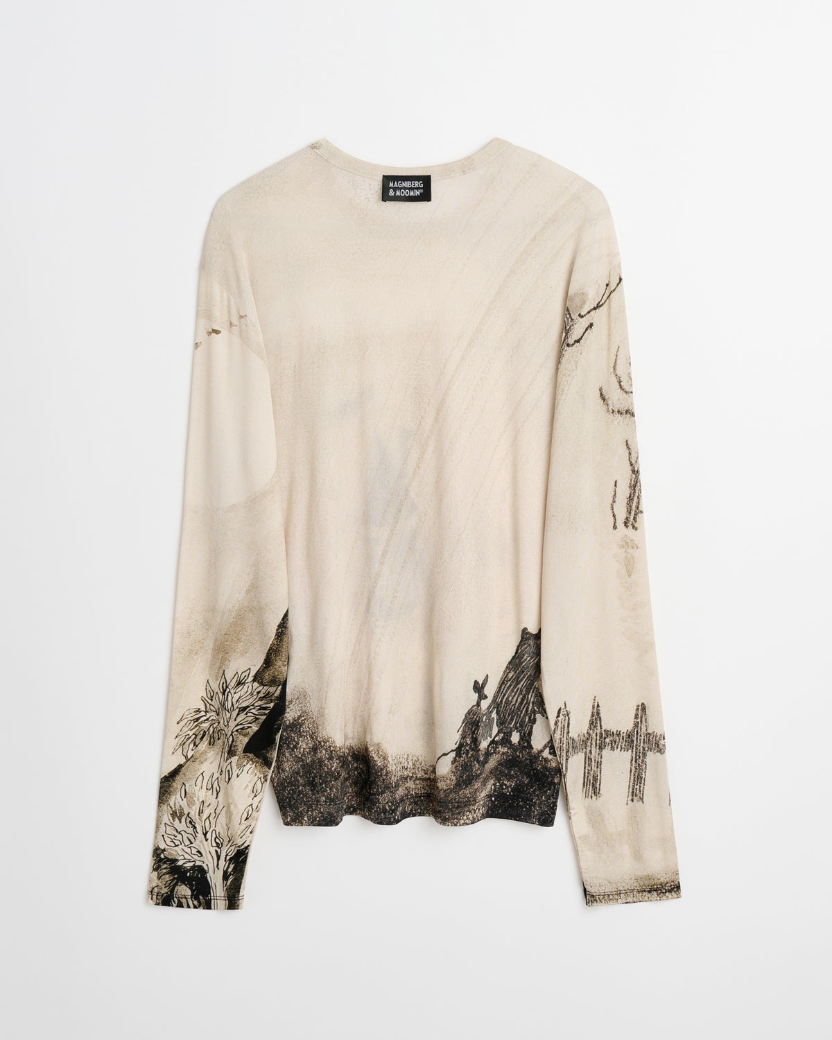 Moomin Love long sleeve shirt | Sepia print