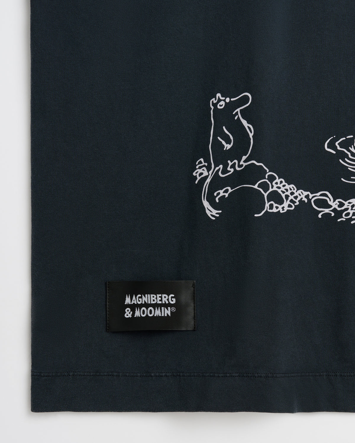 Moomin Full long sleeve t-shirt | Washed black