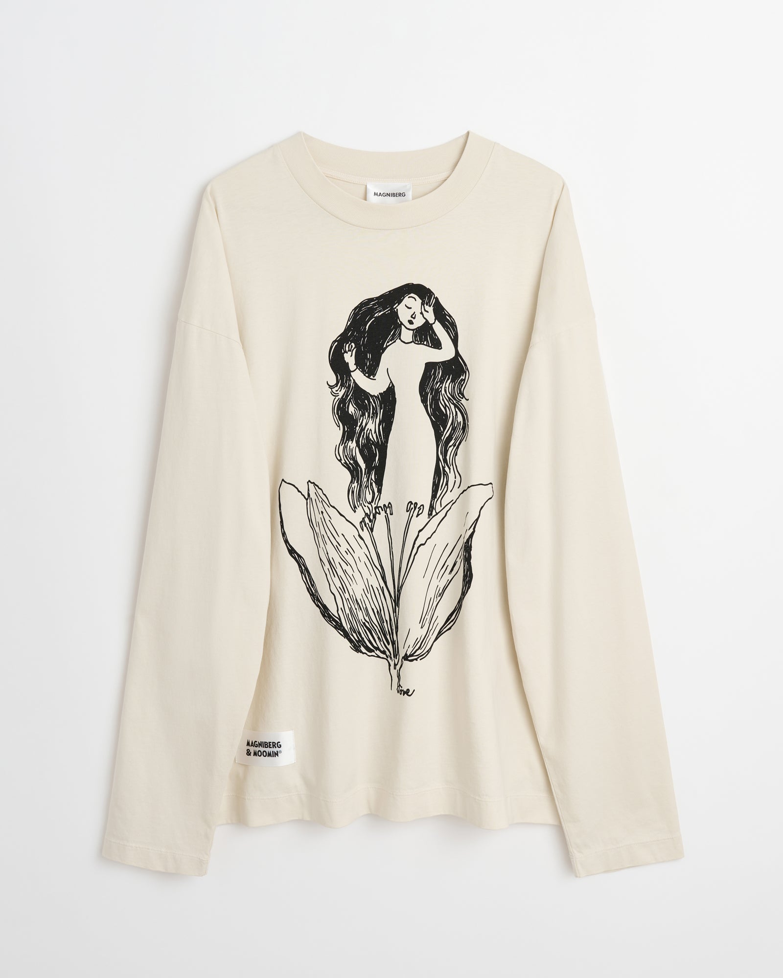 Moomin Full long sleeve t-shirt | Washed sepia