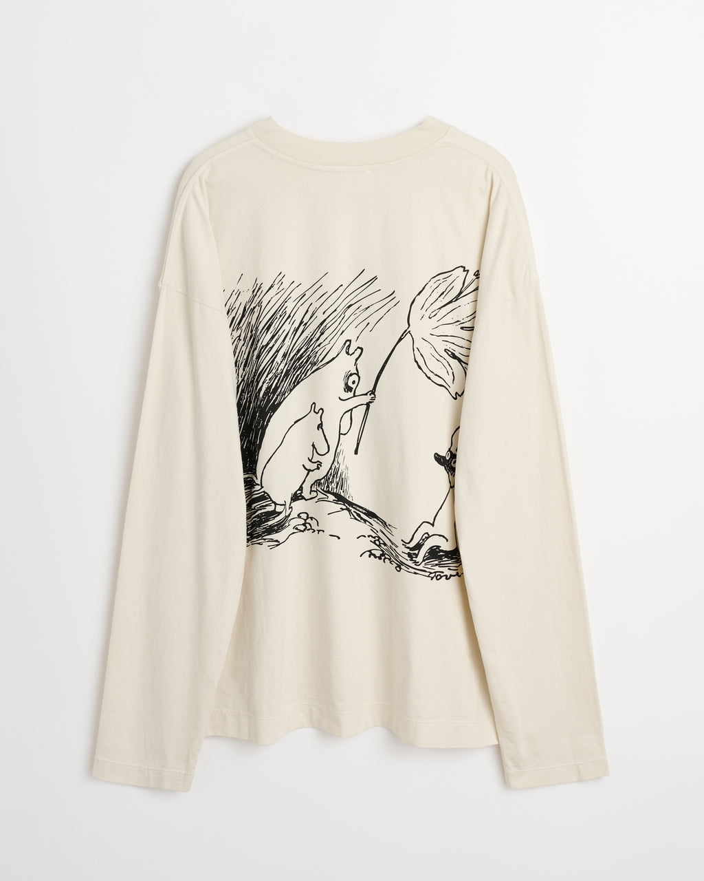 Moomin Full long sleeve t-shirt | Washed sepia