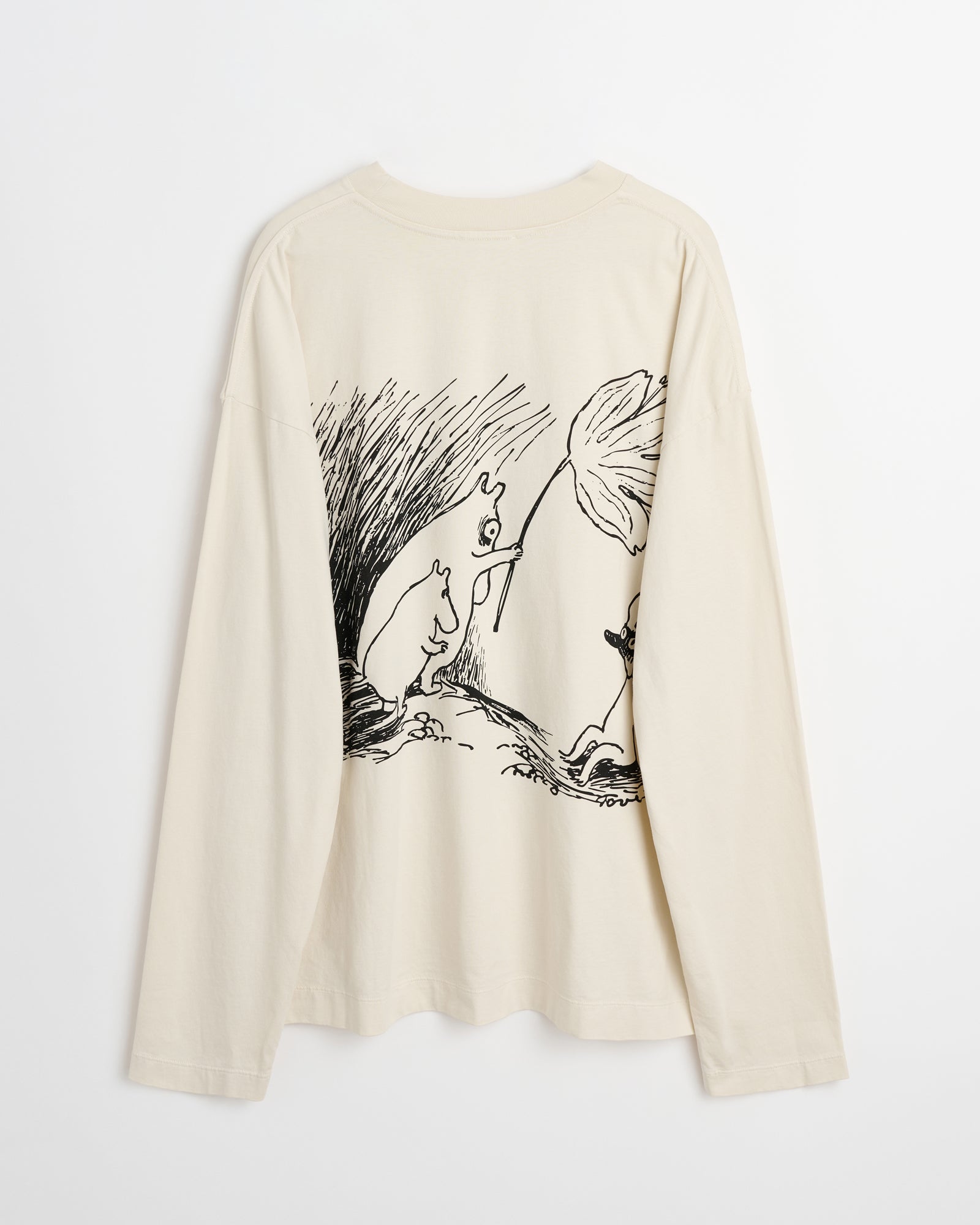 Moomin Full long sleeve t-shirt | Washed sepia