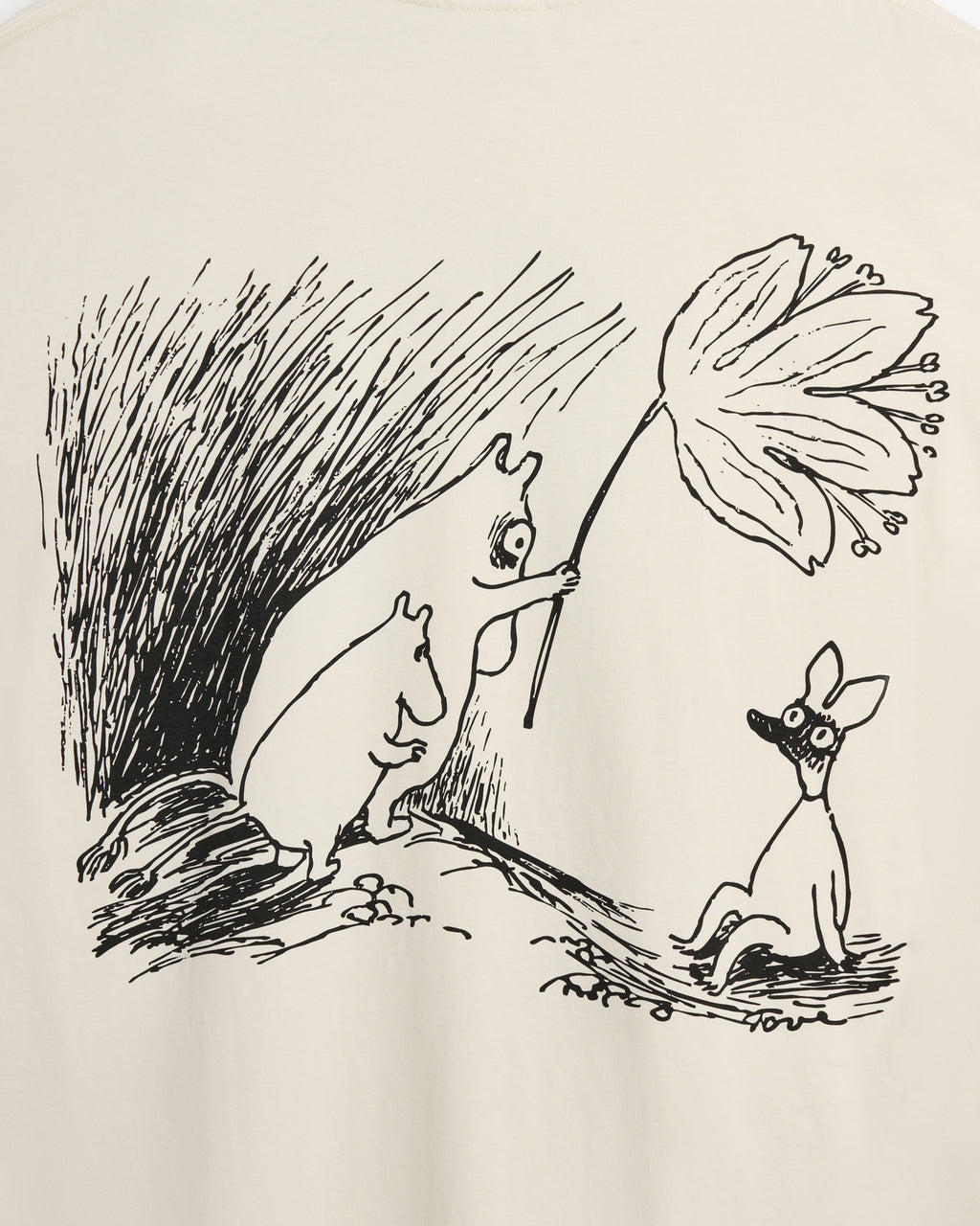 Moomin Full long sleeve t-shirt | Washed sepia