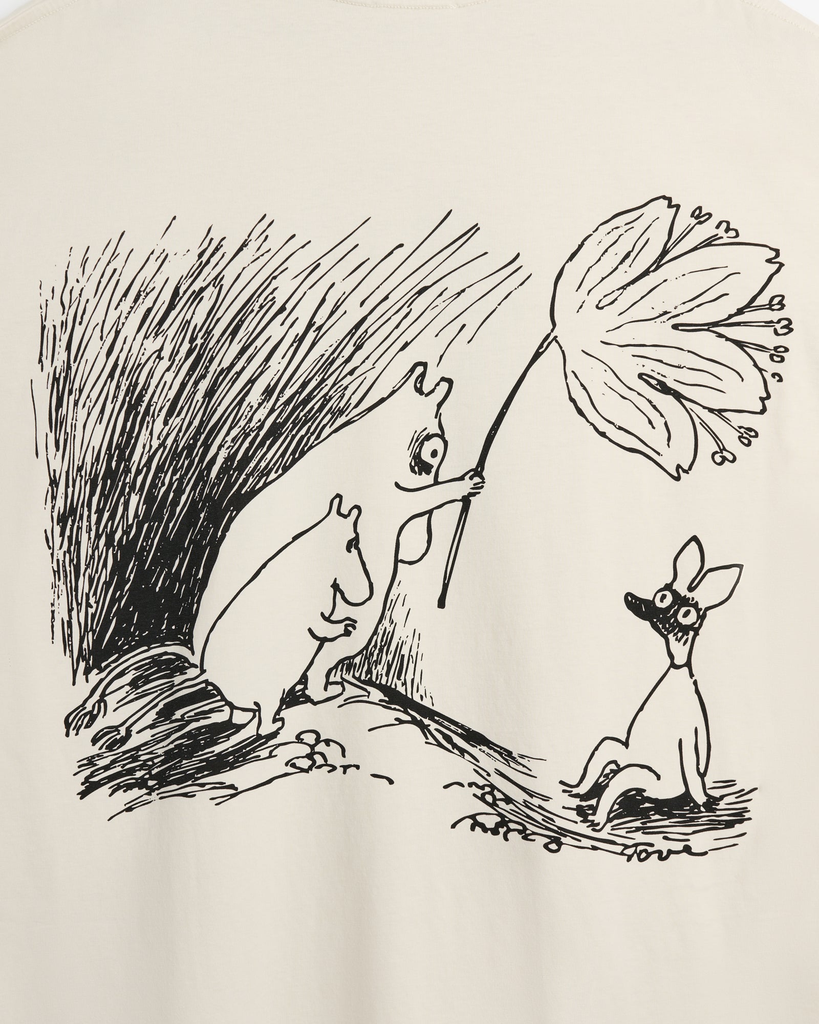 Moomin Full long sleeve t-shirt | Washed sepia