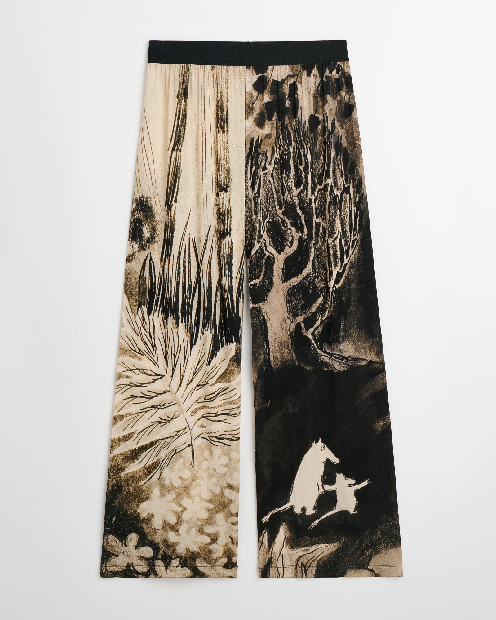 Moomin Love pants | Sepia print