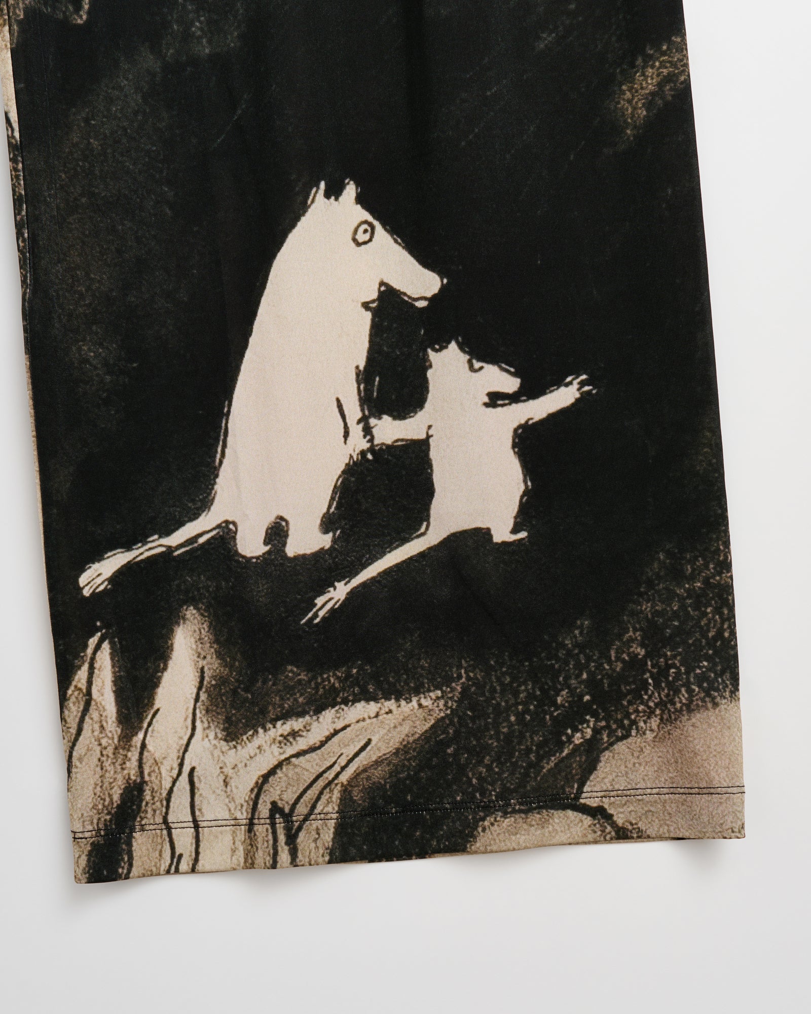 Moomin Love pants | Sepia print