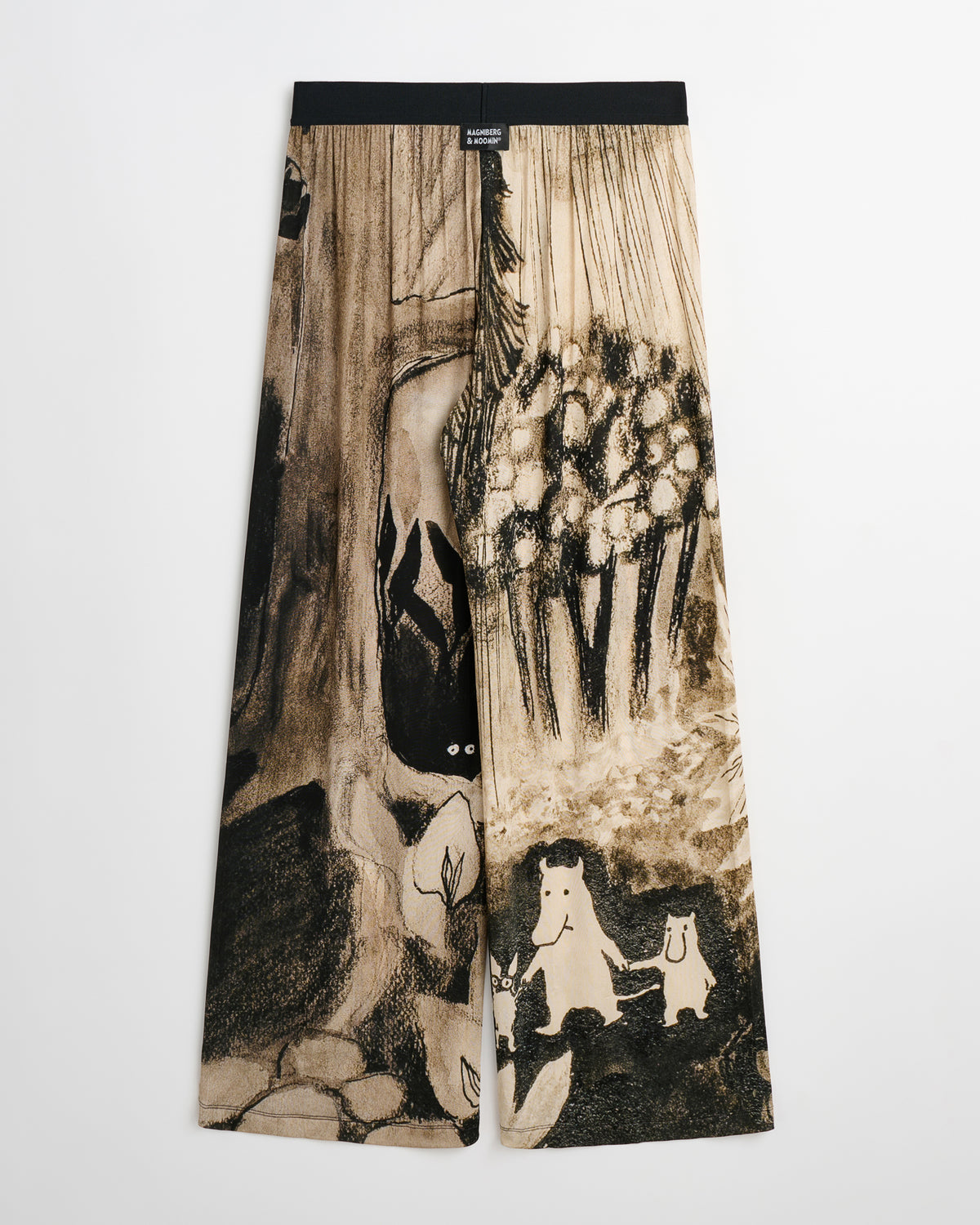 Moomin Love pants | Sepia print