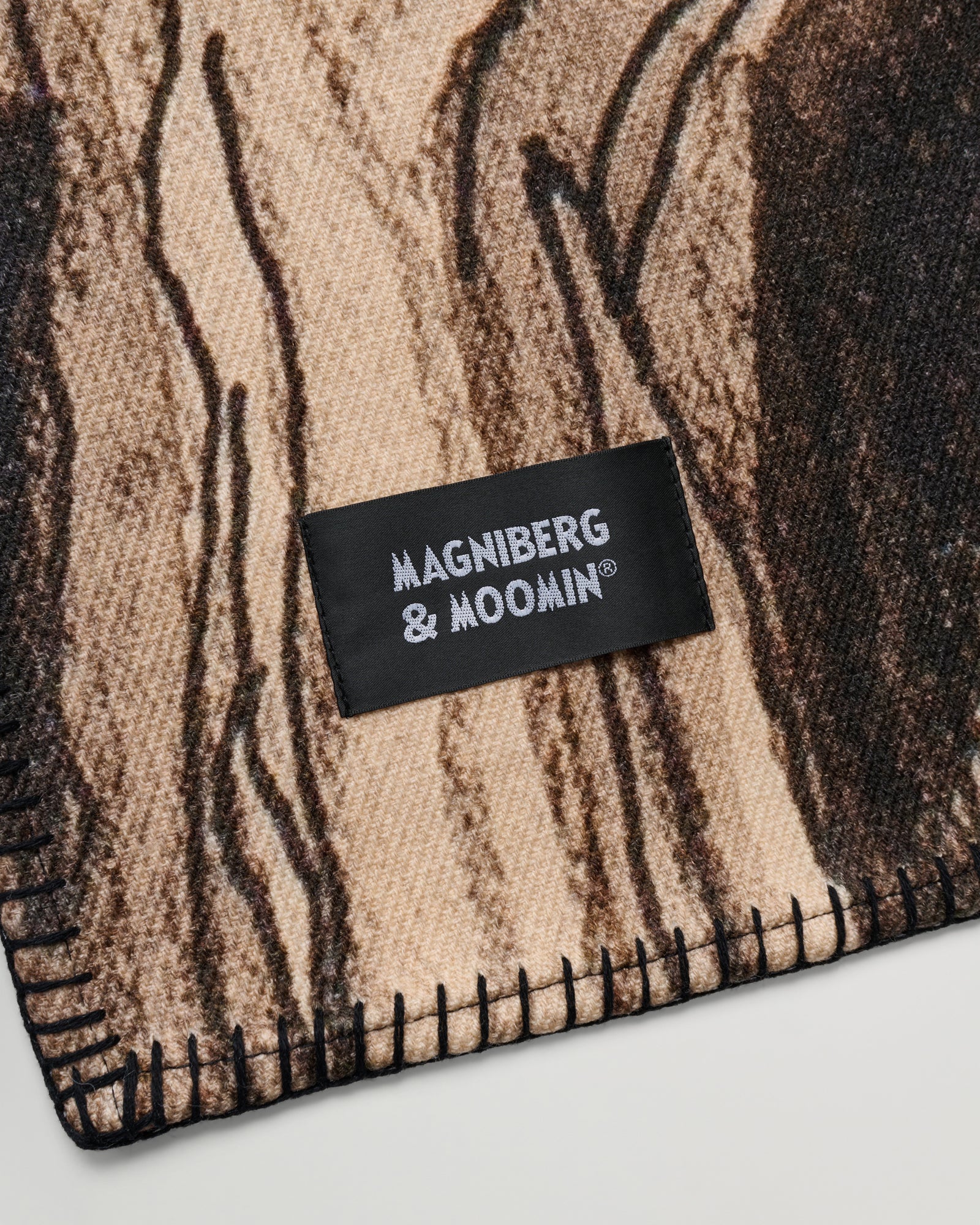 Moomin Canvas scarf | Sepia dark