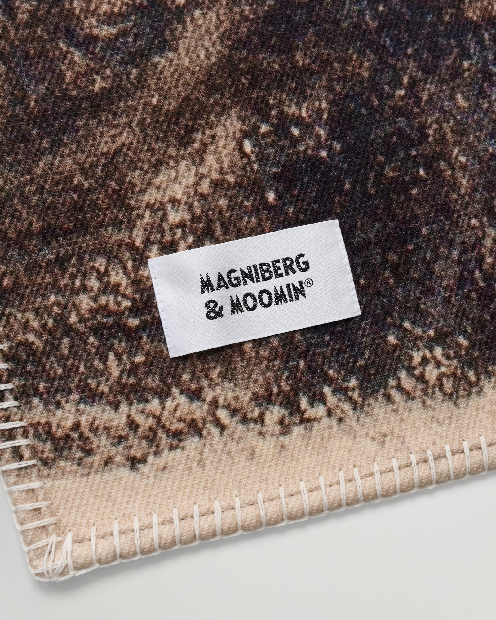 Moomin Canvas scarf | Sepia light