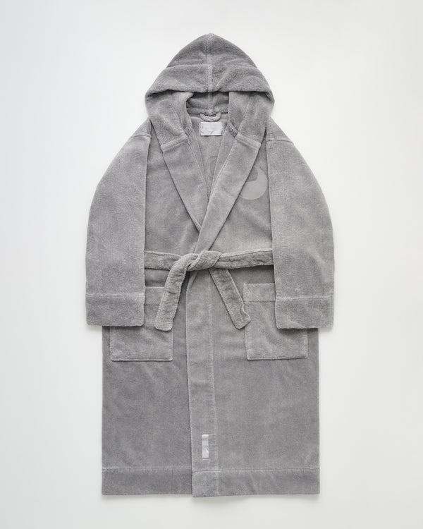 WS Gelato bathrobe | Natura grey terry