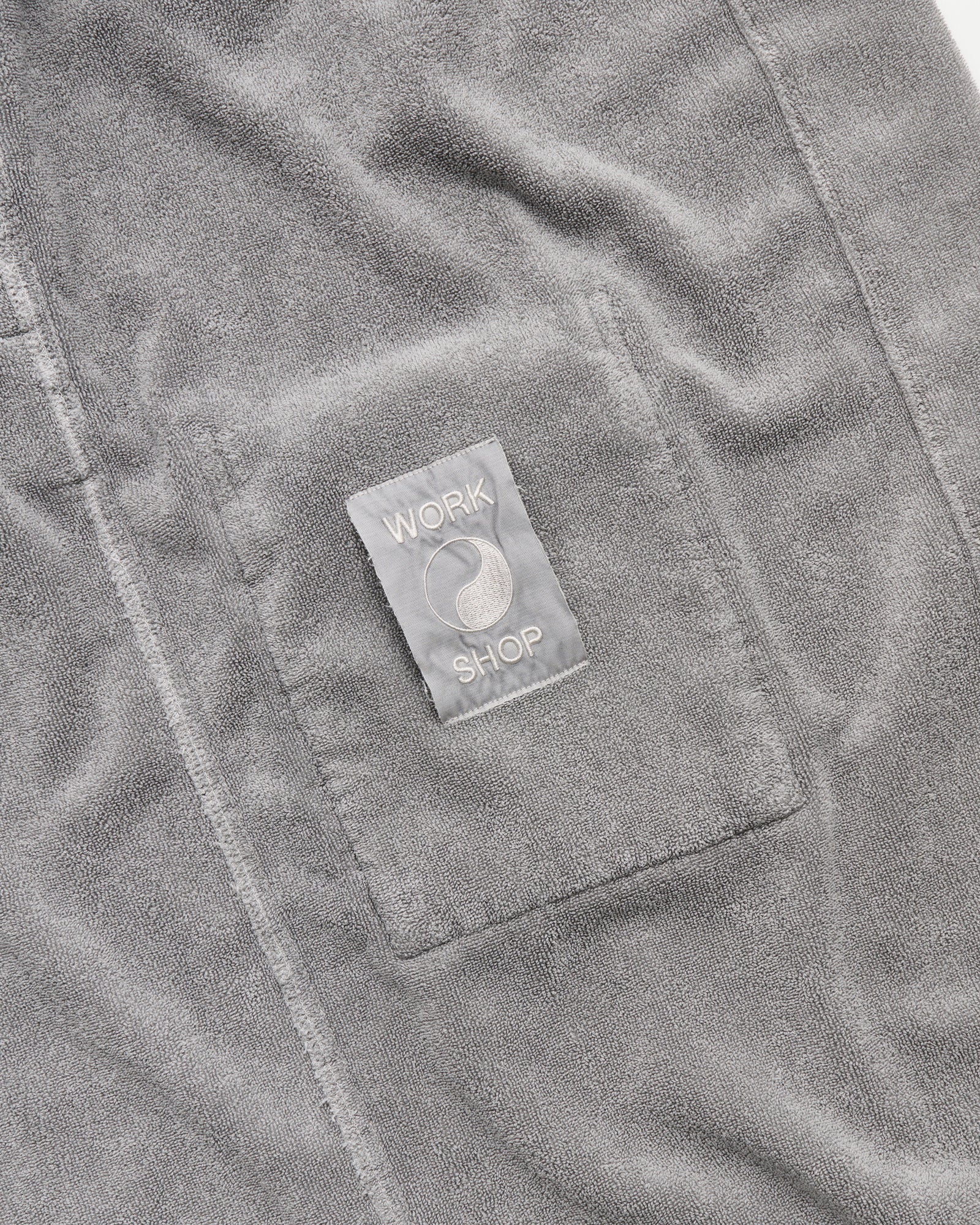 WS Gelato bathrobe | Natura grey terry
