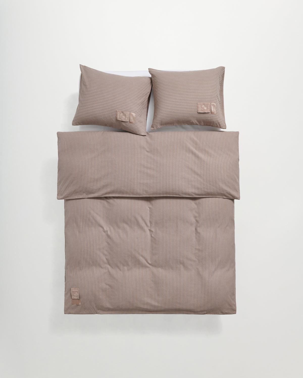 WS Wall Street duvet cover | Overdyed brown Oxford