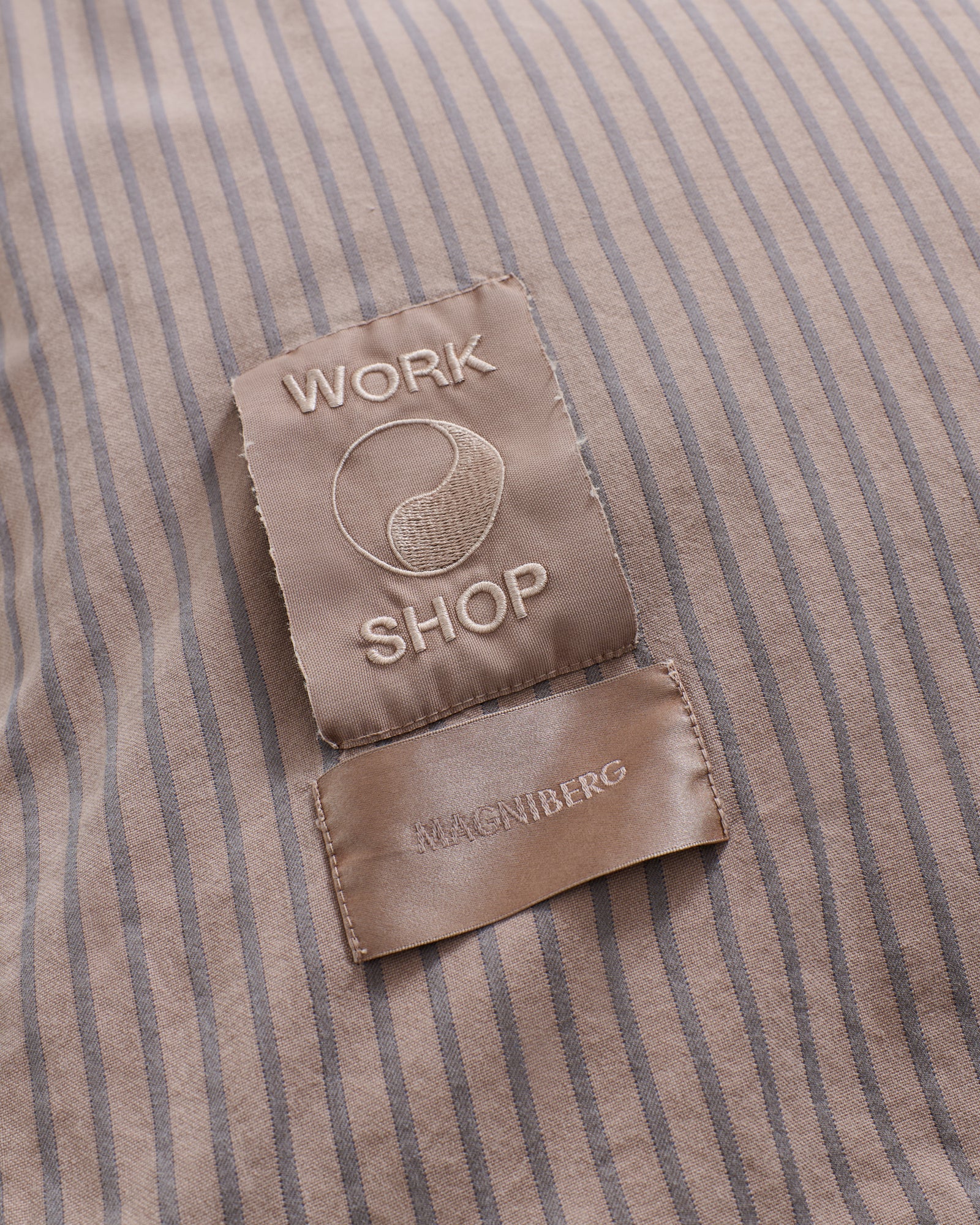 WS Wall Street duvet cover | Overdyed brown Oxford