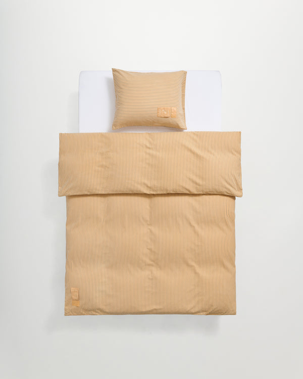 WS Wall Street duvet cover | Overdyed orange Oxford