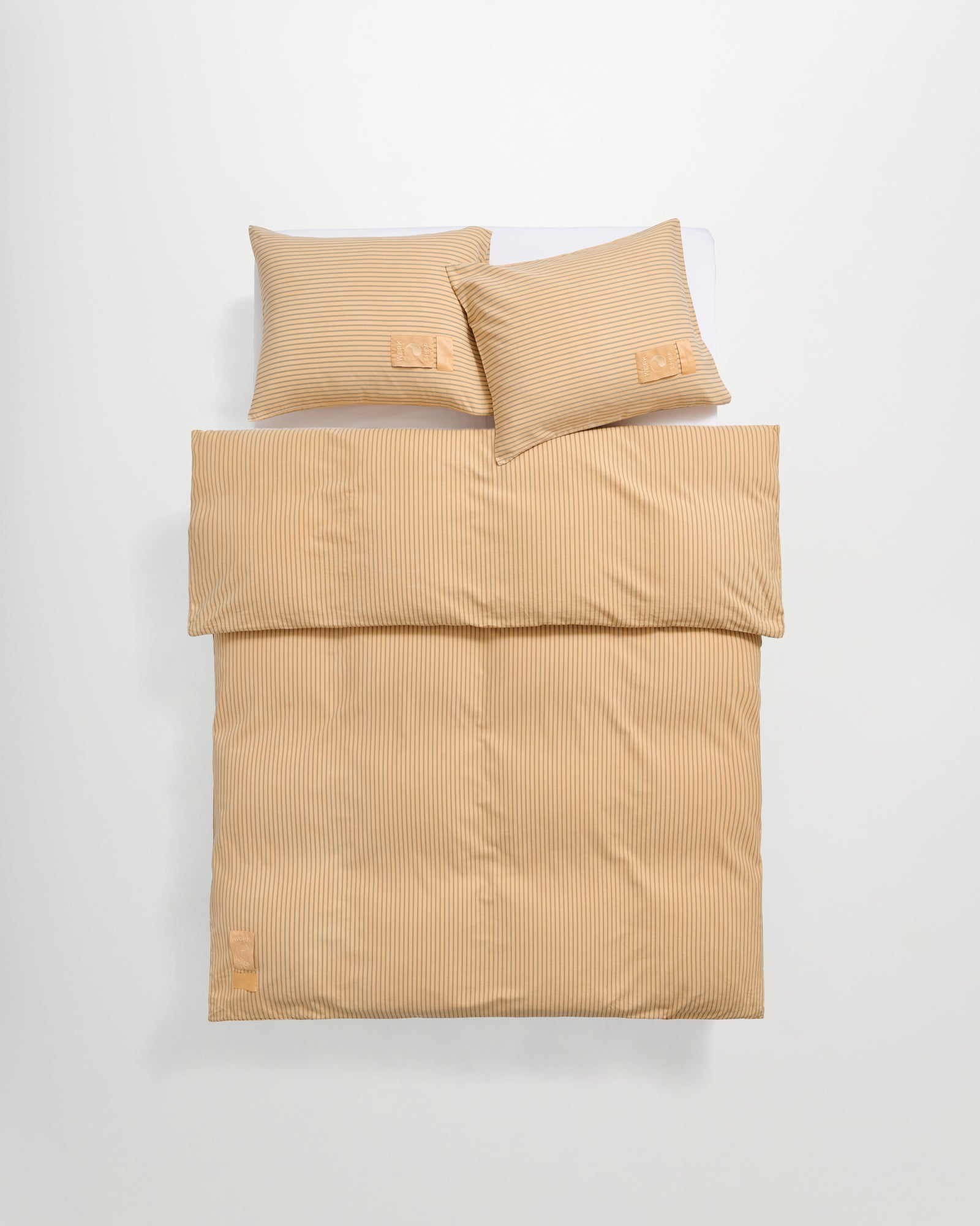 WS Wall Street duvet cover | Overdyed orange Oxford
