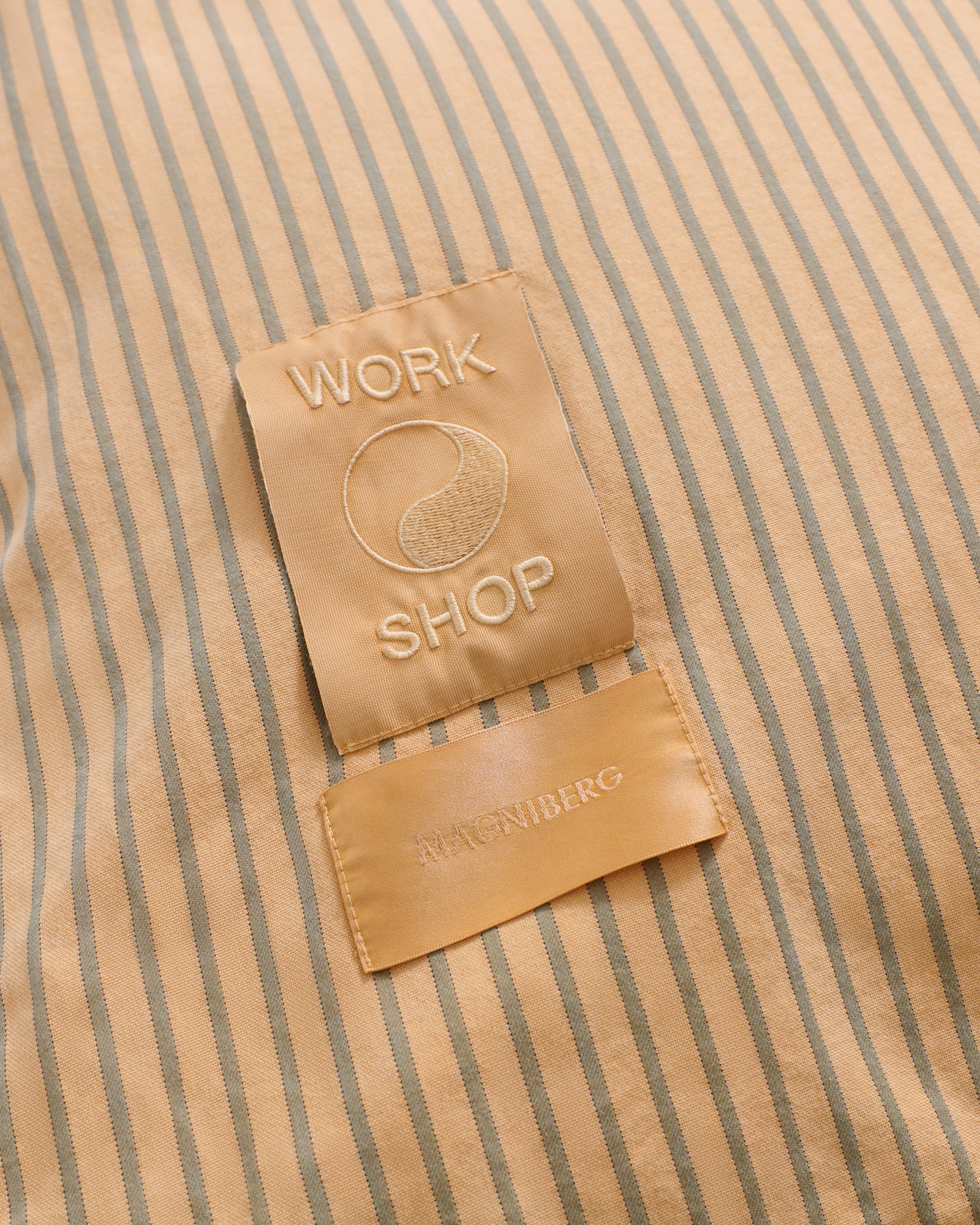 WS Wall Street duvet cover | Overdyed orange Oxford