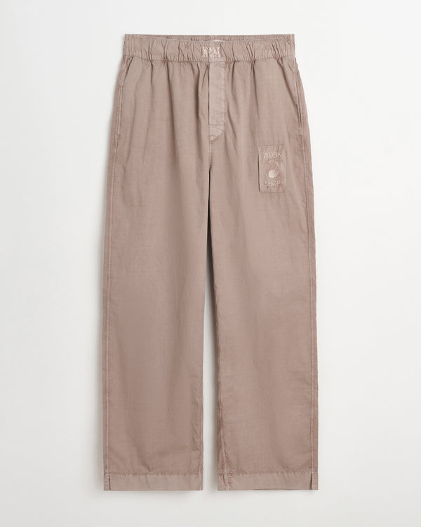 WS Wall Street pants | Overdyed brown Poplin