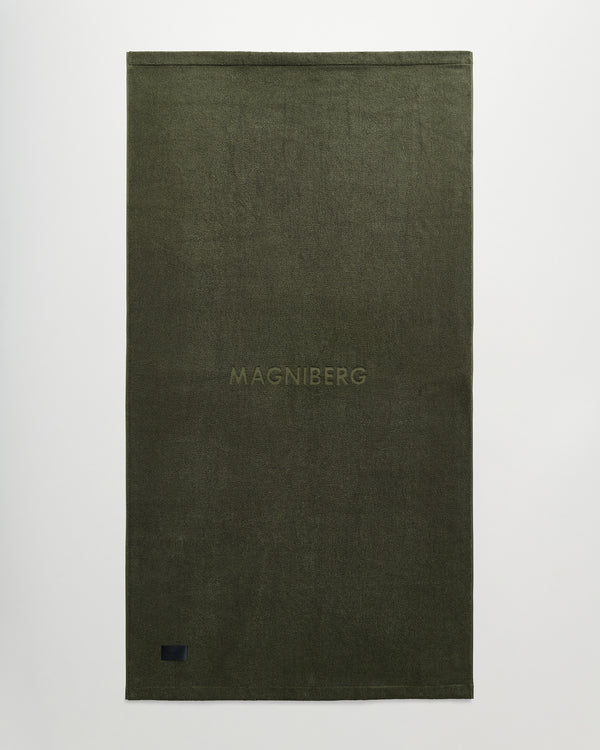 Gelato bath sheet | Olive green Terry